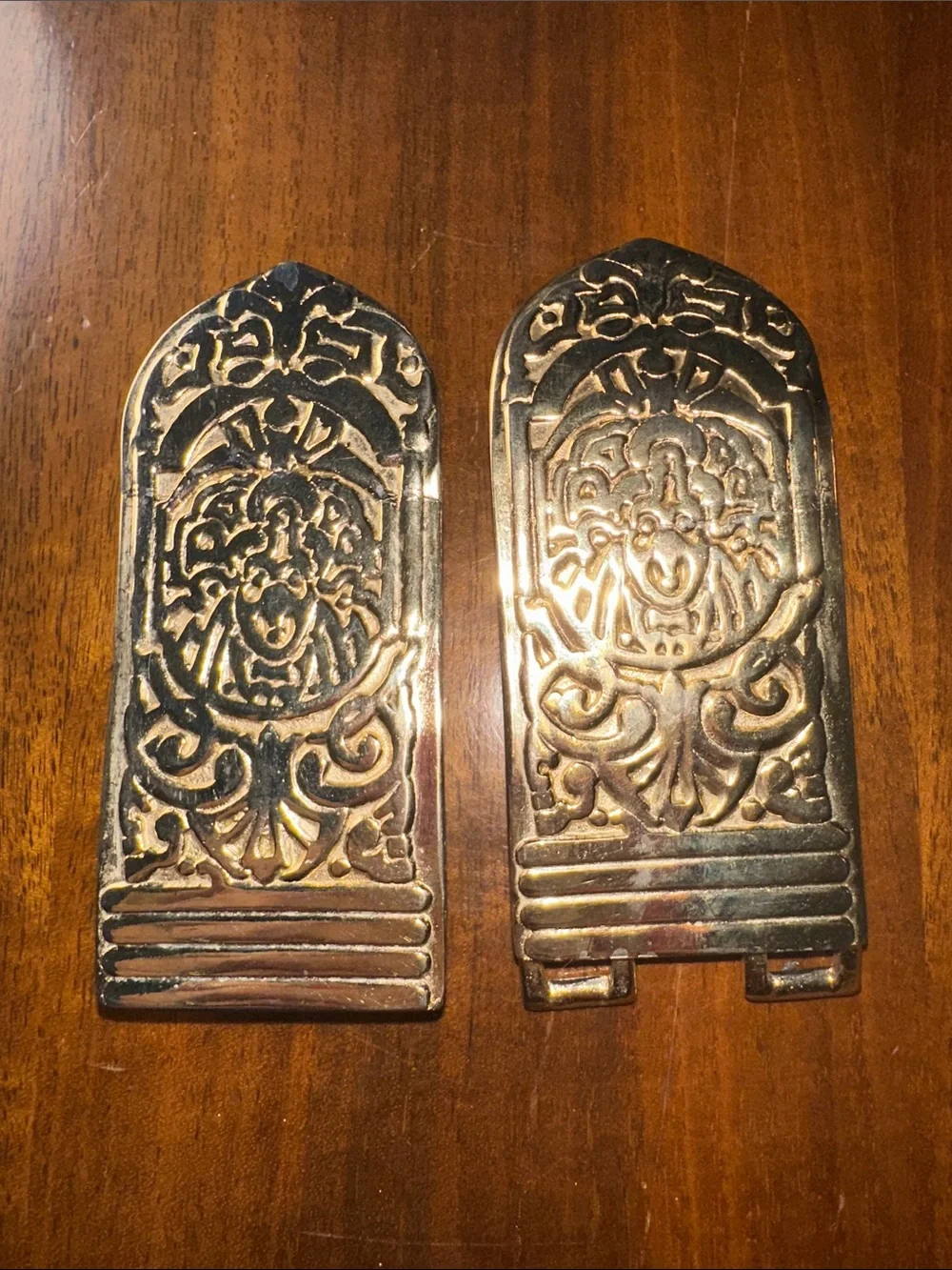 Vintage 80s Gay Boyer Ornate Gold-Tone Decorative Belt Buckle
